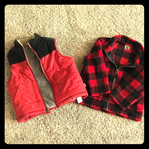 Carters fleece and vest bundle - Picture 1 of 3